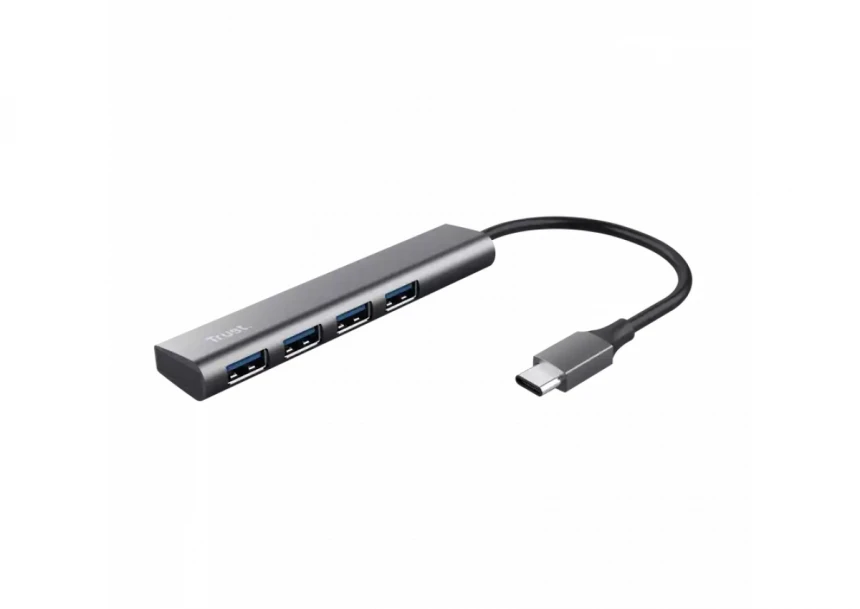 USB HUB Trust HALYX USB-3.2 4xUSB siva (...