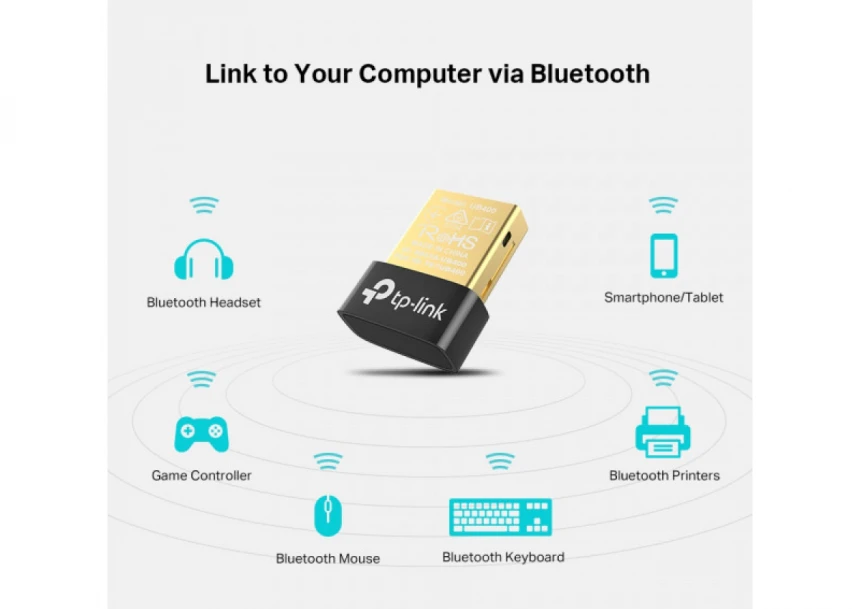 USB TP-LINK Bluetooth Adapter UB400 4.0 Nano