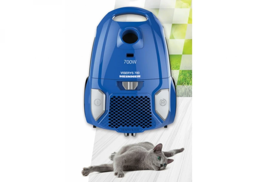 Usisivač HEINNER HVC-MBL1400-V2 700W/170W/kesa 2l/Hepa 12/plavi