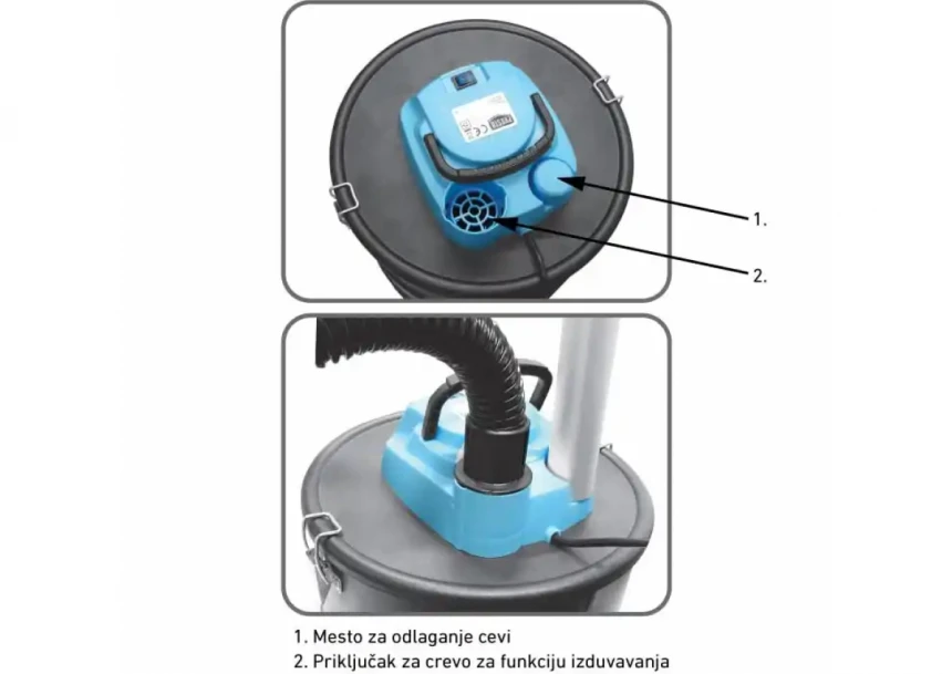 Usisivač za pepeo Prosto 15L 1000W