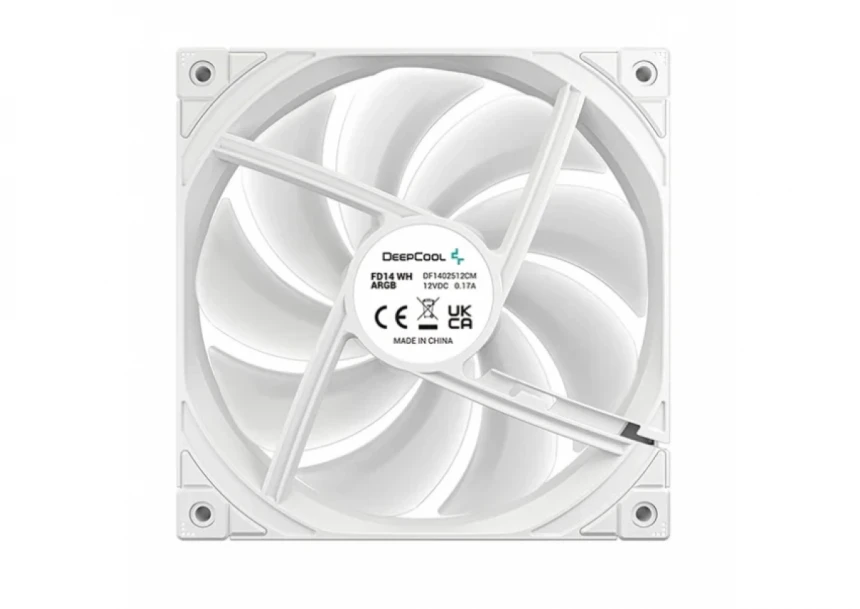 Ventilator 140mm DeepCool FD14 ARGB, R-FD14-WHAPN1-G