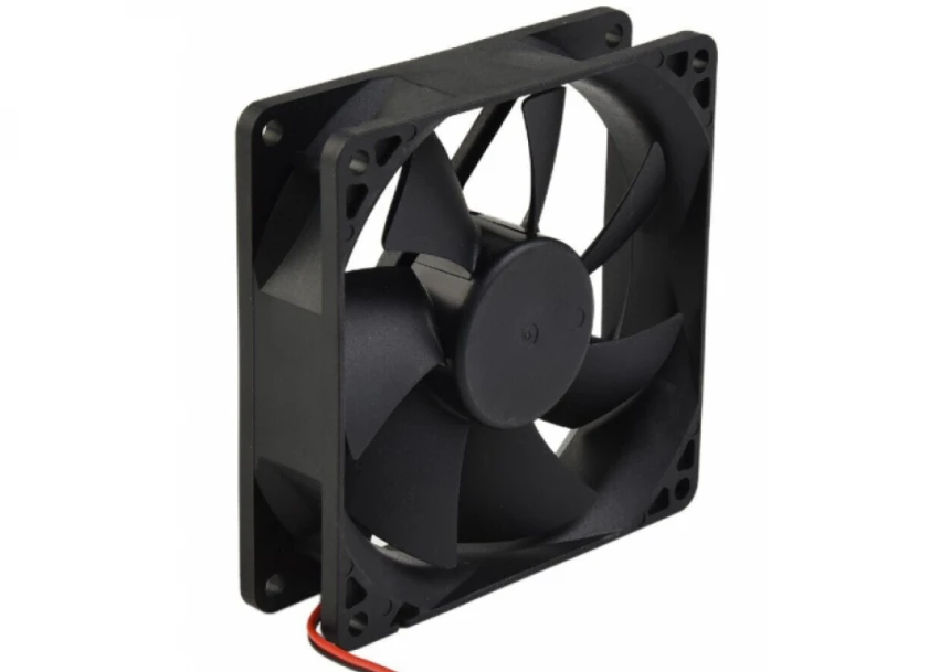 Ventilator 80x80mm Green black, molex