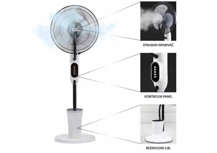 Ventilator sa raspršivačem Prosto MSF 409H