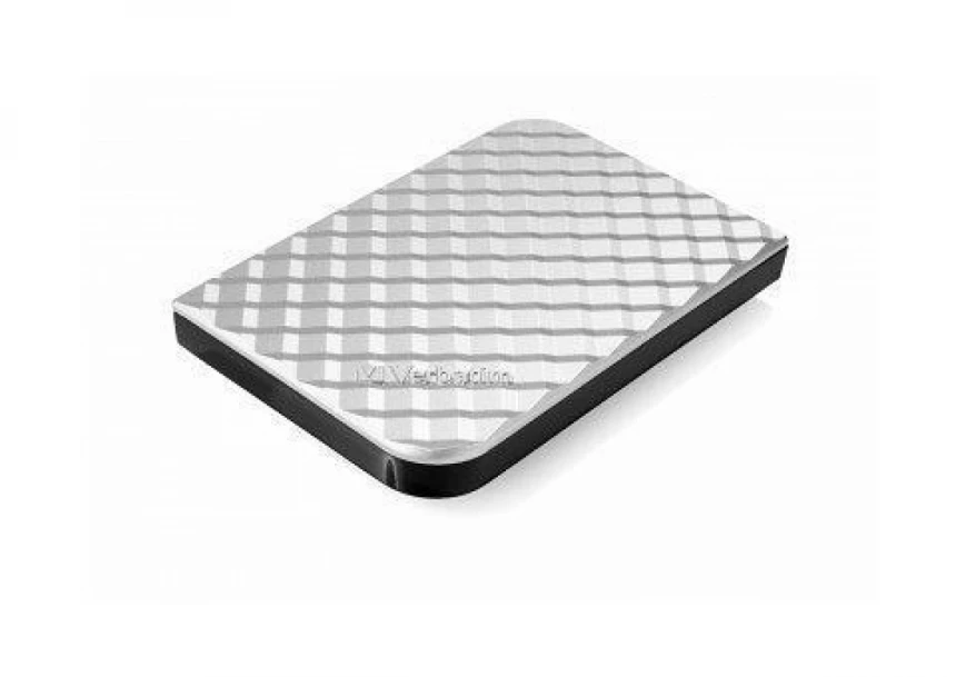 Verbatim HDD 2TB Silver Kocka (53198)