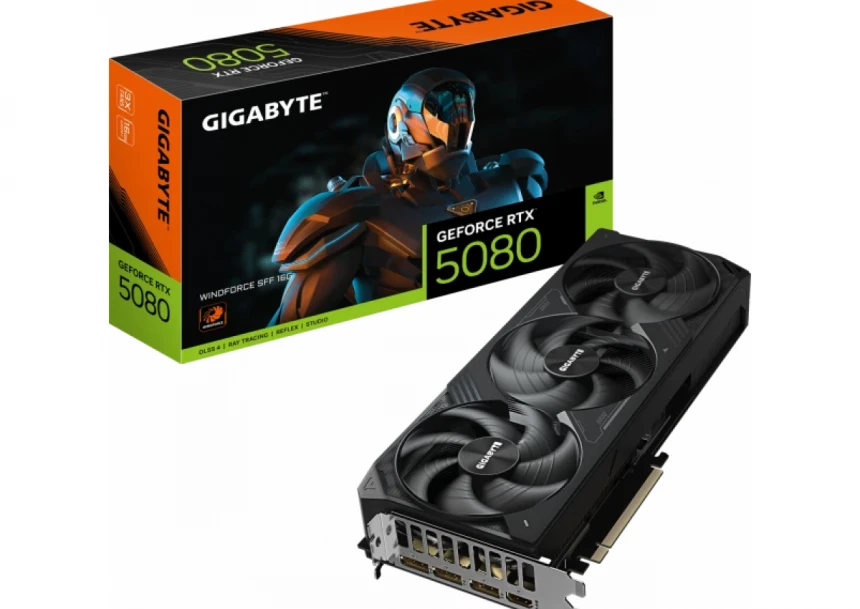 VGA Gigabyte RTX 5080 16GB Windforce SFF...