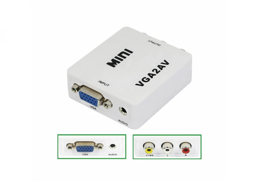 VGA na RCA adapter A-VGA-AV-Mini