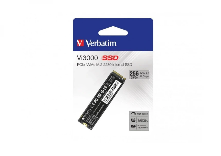 Vi3000 PCIe NVMe M2 SSD 256GB (49373)