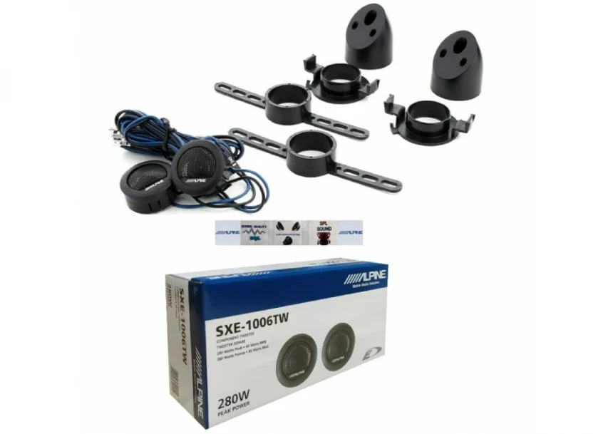 Visokotonski zvučnici 30mm 2x45W SXE-1006TW