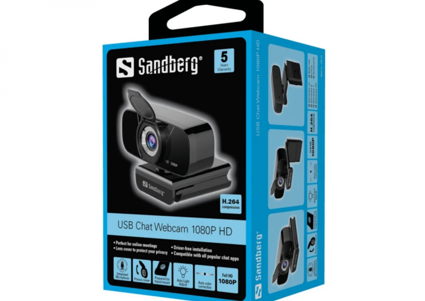 WEB kamera Sandberg Chat 1080p HD 134-15