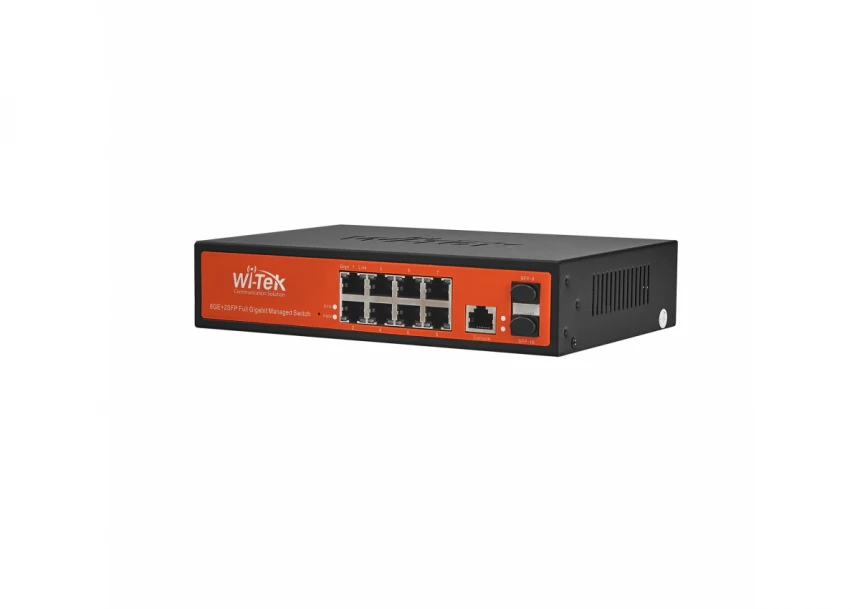 Wi-Tek WI-MS310GF 8GE+2SFP Ports L2 Managed Switch