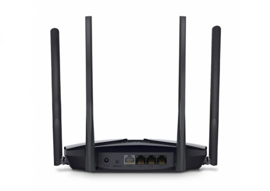 Wireless Router Mercusys MR80X AX3000 WiFi 6 2402 Mbps/3LAN/1WAN/4x5dbi