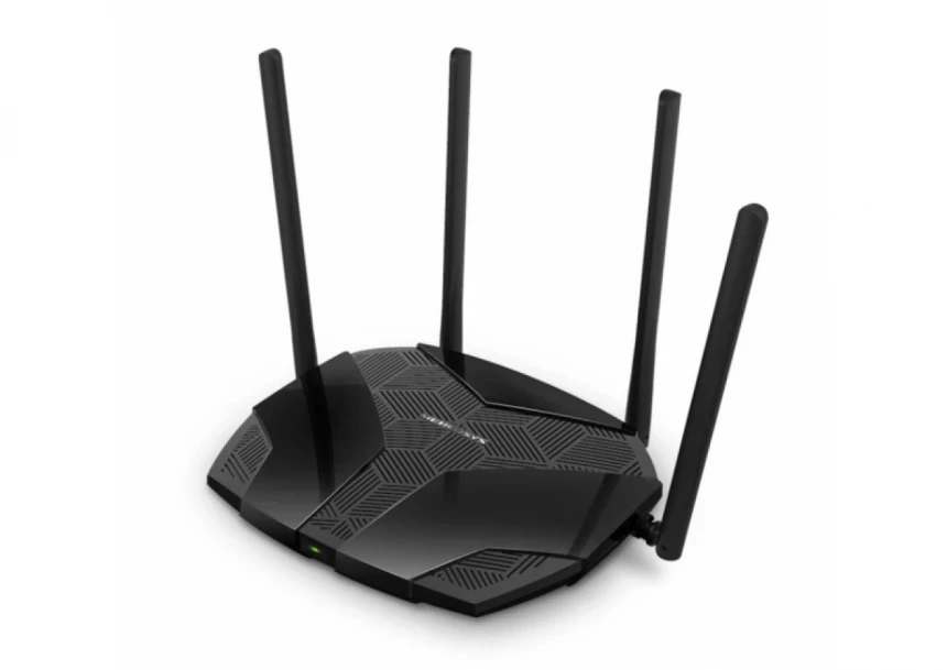 Wireless Router Mercusys MR80X AX3000 WiFi 6 2402 Mbps/3LAN/1WAN/4x5dbi