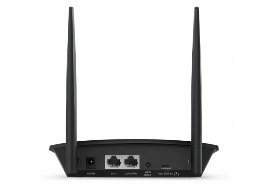 Wireless Router TP-Link TL-MR100 3G/4G LTE 150Mb/s 802.11b/g/n na 2.4GHz 1xwan