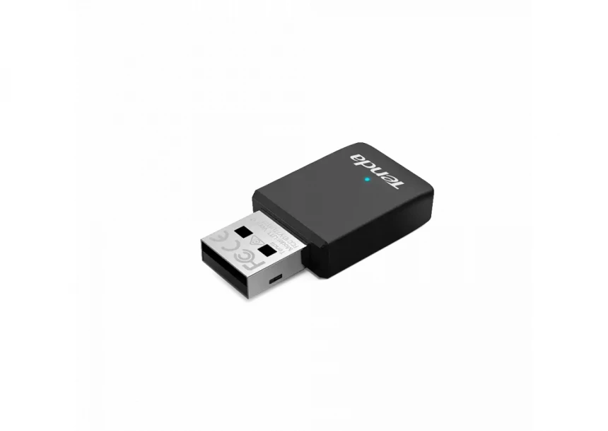 Wireless USB adapter Tenda U11 AX900 Wi-Fi 6/2.4GHz:286Mbps/5GHz:600Mbps