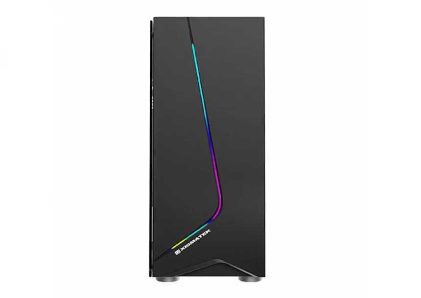 Xigmatek Eros (ATX, USB3.0x1+USB2.0x1, Rainbow LED traka na prednjoj strani , staklo sa bočne strane,  ventilator sa zadnje strane