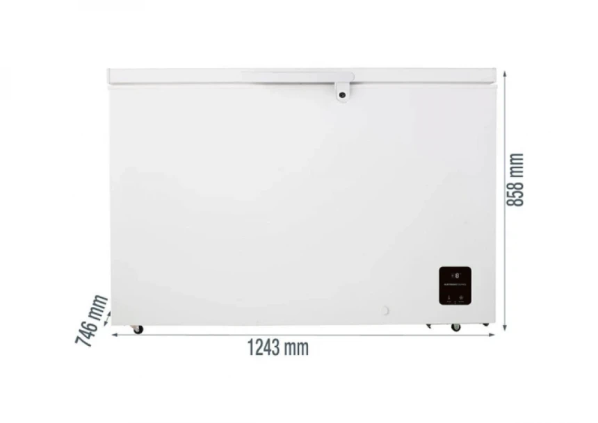 Zamrzivač Gorenje FH37DAW horizontaln/124x85x74.5 cm 372L
