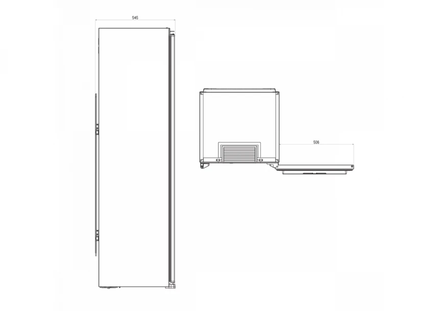 Zamrzivac ugradni IVF 2790 F