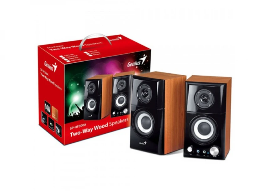 Zvucnici 2.0 Genius SP-HF500A II Wood