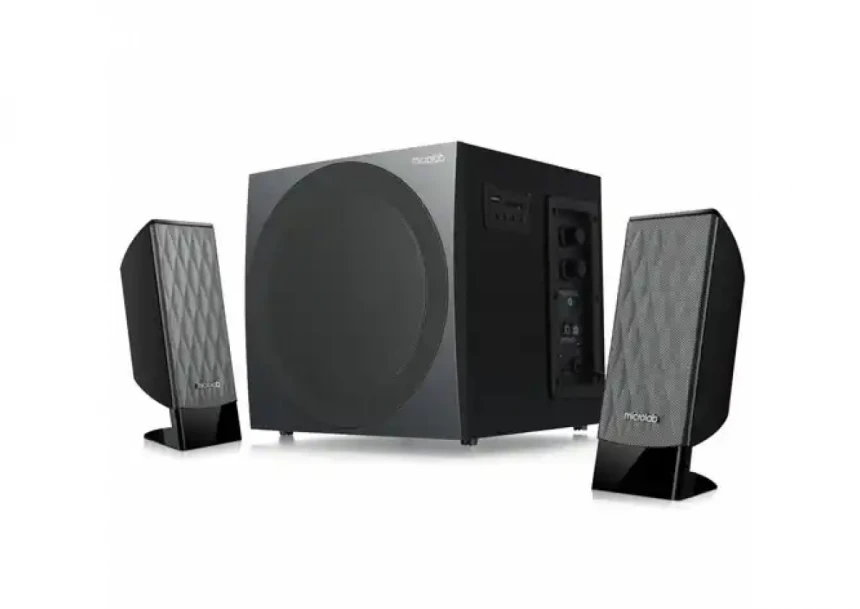 Zvučnici Microlab M300U 2.1 38W USB FM drveni