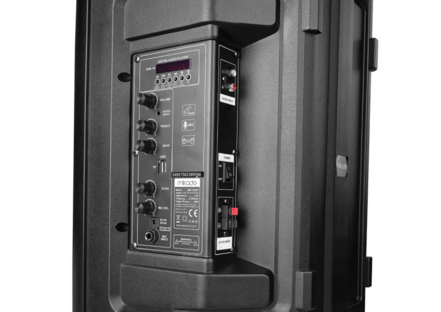 Zvucnik Mikado MD-125KP 40W USB, Bluetooth, micro SD crni