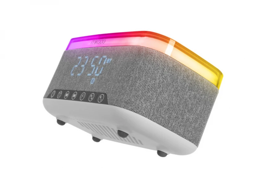 Zvučnik Mikado MD-W8 1200mah, 10W lampa/alarm/wireless punjač/sivi